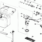 E100WTXEOC Oil tank kit - 1.8 gallon