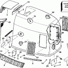 E250CXEOR Капот-Evinrude