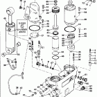 E250CXEOR Power trim / tilt hydraulic assy.