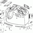 E225CZEOB Engine cover - evinrude - 200stl, 225stl