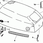 E10EEOE Капот-Evinrude