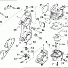 E200CXERK Carburetor and linkage - 185, 200 suffix 