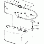 E150WTLERC Fuel tank without gauge
