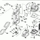 E200CXERK Carburetor and linkage - 225 suffix 