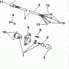 E40RERE Ignition switch & cable - 40te, 40ttl