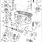 E200CXERK Gearcase - standard rotation - 25 in. & 30 in. models