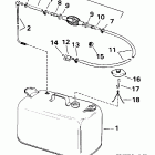 E120TLERC Fuel tank without gauge