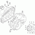 400 FIS Manual Crankcase cover assembly