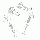 DVX 400 Распредвал и клапана