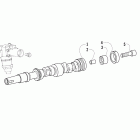 700 Diesel Camshaft and fuel pump drive eccentric