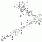 650 H1 TBX Задний привод редуктор
