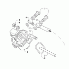 700 Diesel Fuel feed pump and push rod assemblies