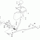 400 TRV Рычага переключения заднего хода