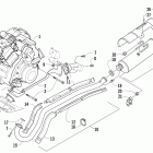 650 H1 TBX Двигатель и глушитель
