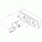700 EFI FIS Задний фонарь