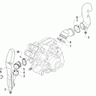 700 EFI FIS Корпус и патрубки охлаждения