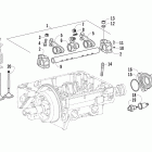 700 Diesel Rocker arm, valves, and oil switch assemblies
