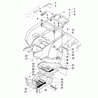 400 TRV Задняя панель кузова