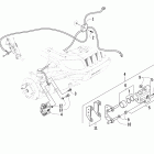 700 EFI FIS Гидравлический тормозной механизм