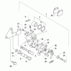 DVX 400 Rear brake assembly