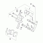 DVX 400 Front brake assembly