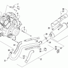 500 FIS Auto Двигатель и глушитель