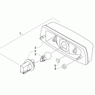 650 H1 TBX Задний фонарь