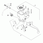 700 EFI FIS Передний тормоз ручной