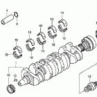 ARX1200T2 Коленвал и поршни