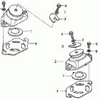 ARX1200T3 Крепление двигателя