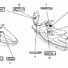 ARX1200T2 Предупредительные таблички