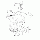 650 FIS Twin Топливный бак