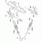 500 TRV Auto Распредвал и клапана