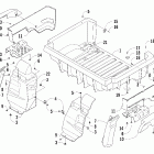 Prowler XT Rear body panel and cargo box assembly