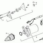 DVX 50 Starter motor and oil pump assemblies