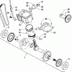 250 Utility Поршни и коленвал