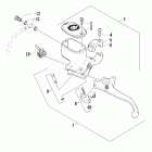 700 EFI SE Передний тормоз ручной