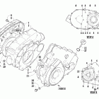 400 ACT Auto (VP) Крышки сцепления ,ремня и магнето