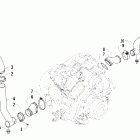 500 TBX Auto Корпус и патрубки охлаждения