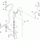 DVX 400 Rear master cylinder assembly