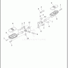 FLTRX 1KH7 ROAD GLIDE (2024) FOOTPEGS, PASSENGER