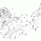 500 TRV Двигатель и глушитель