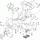 90 Utility Body panel and rack assembly