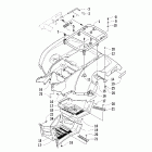 400 TRV Задняя панель кузова