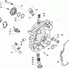 250 Utility Crankcase cover assembly