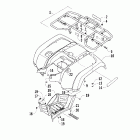 700 EFI SE Задняя панель кузова