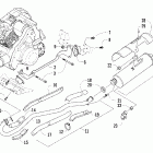 400 TRV Двигатель и глушитель