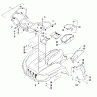 650 V-Twin FIS Передняя панель кузова