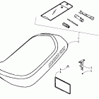 90 Utility Seat and tool kit assembly
