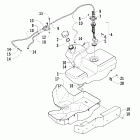 500 TBX Auto Топливный бак